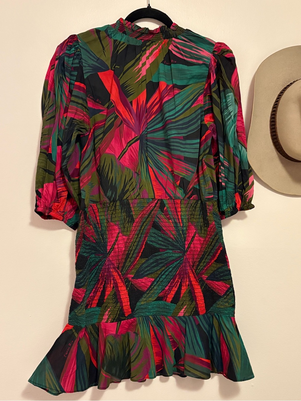 FARM Rio - Midnight Leaves Mini Dress - Picture 6 of 6